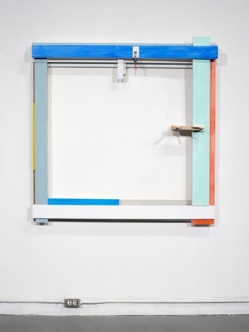 James Woodfill Frame Sequence #5, mixed media, 50" x 48" x 13", 2019